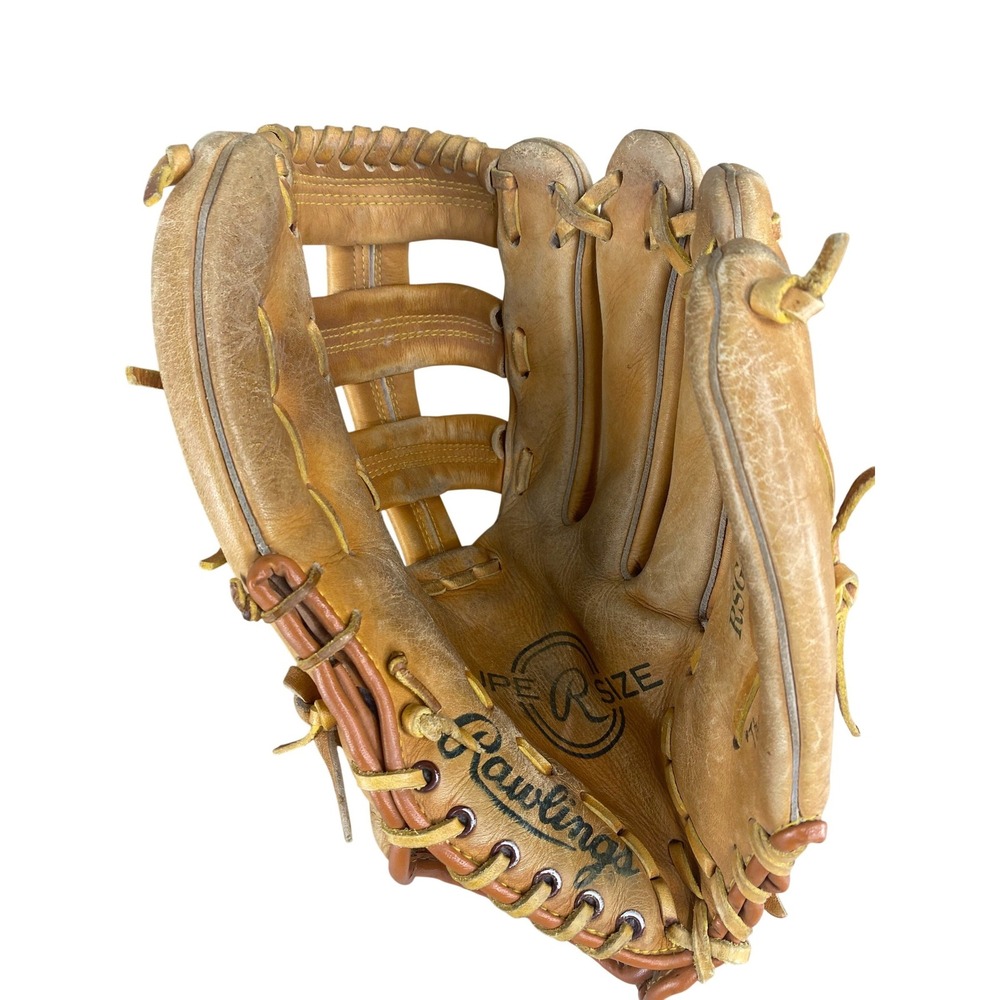 Rawlings Softbal Glove RSG2 Super Size Wing Tip H-Web Leather Tan RHT 13"